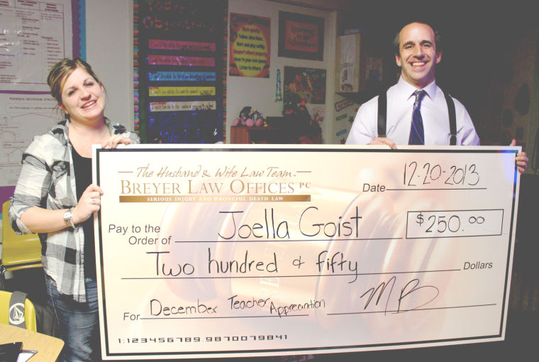 Breyer Law Office’s Teacher Appreciation Program